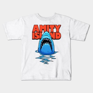 Amity Island 1975 Kids T-Shirt